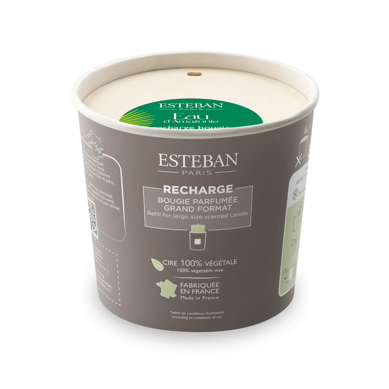 Ricarica per candela profumata - Eau d'Amazonie - 450 g