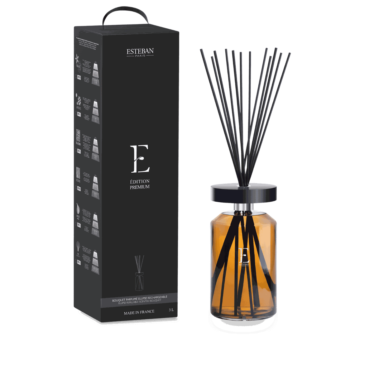 Bouquet profumato - Ambre - Edizione Premium - ricaricabile - 3L