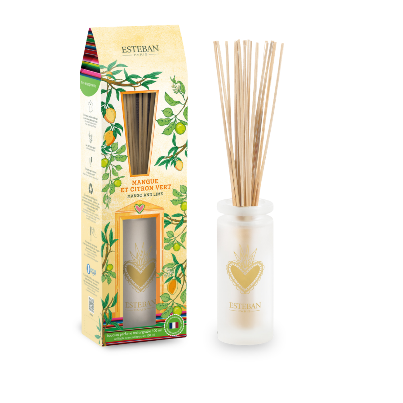 Bouquet profumato - Mango e Lime - Ricaricabile - 100 ml