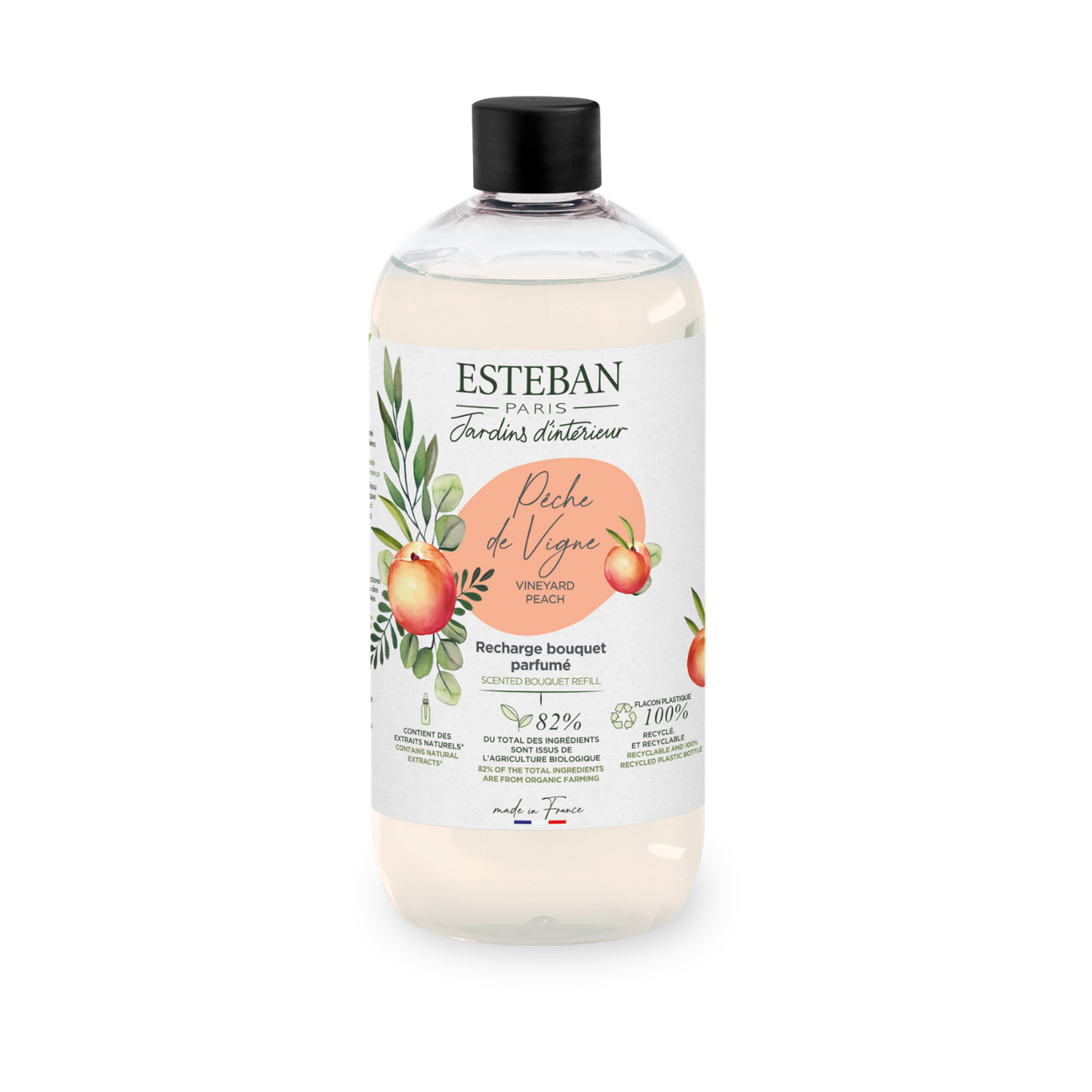 Ricarica per bouquet profumato - Pesca della vite - 500 ml