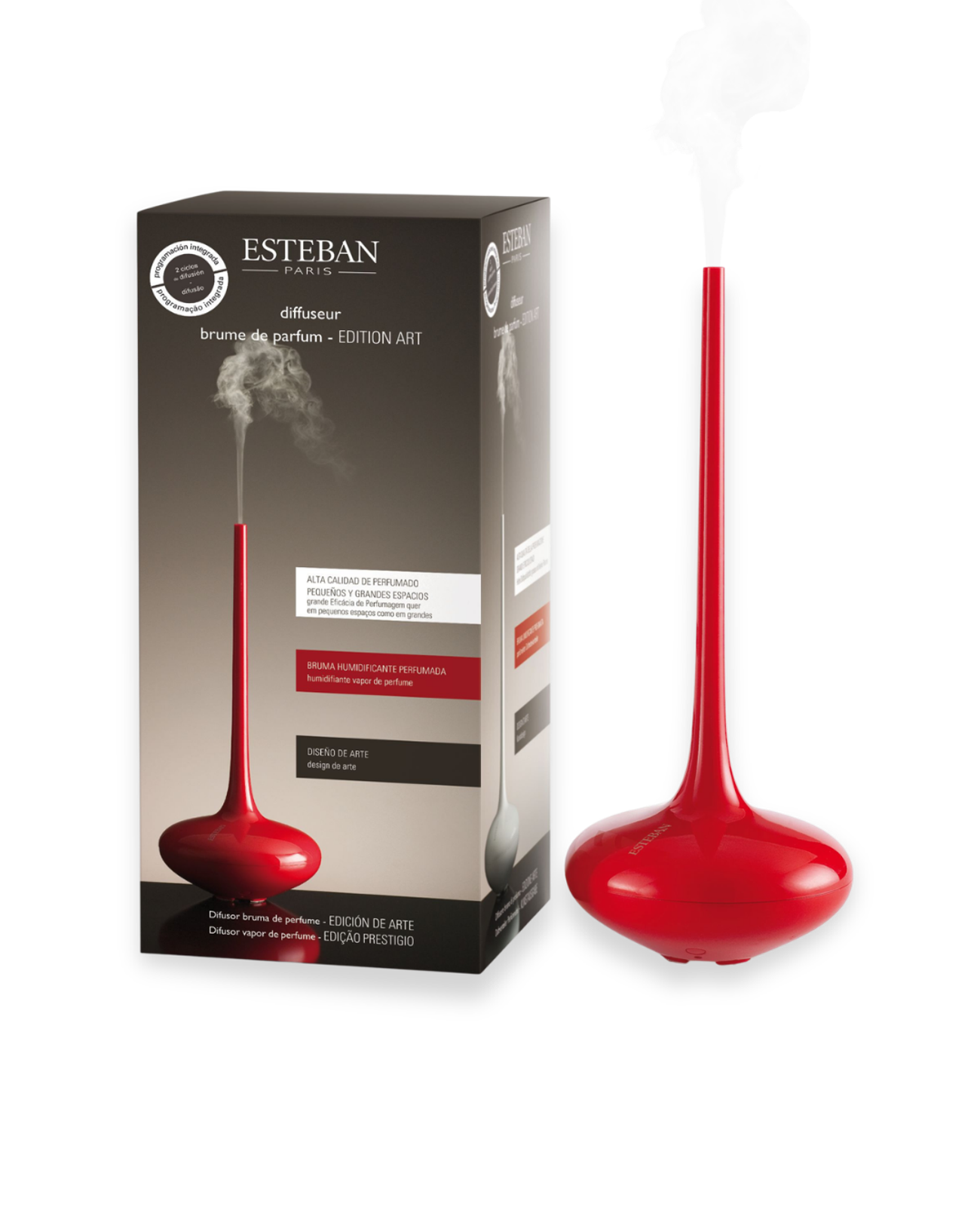 Diffusore di fragranze a nebulizzazione - Edizione artistica - rosso