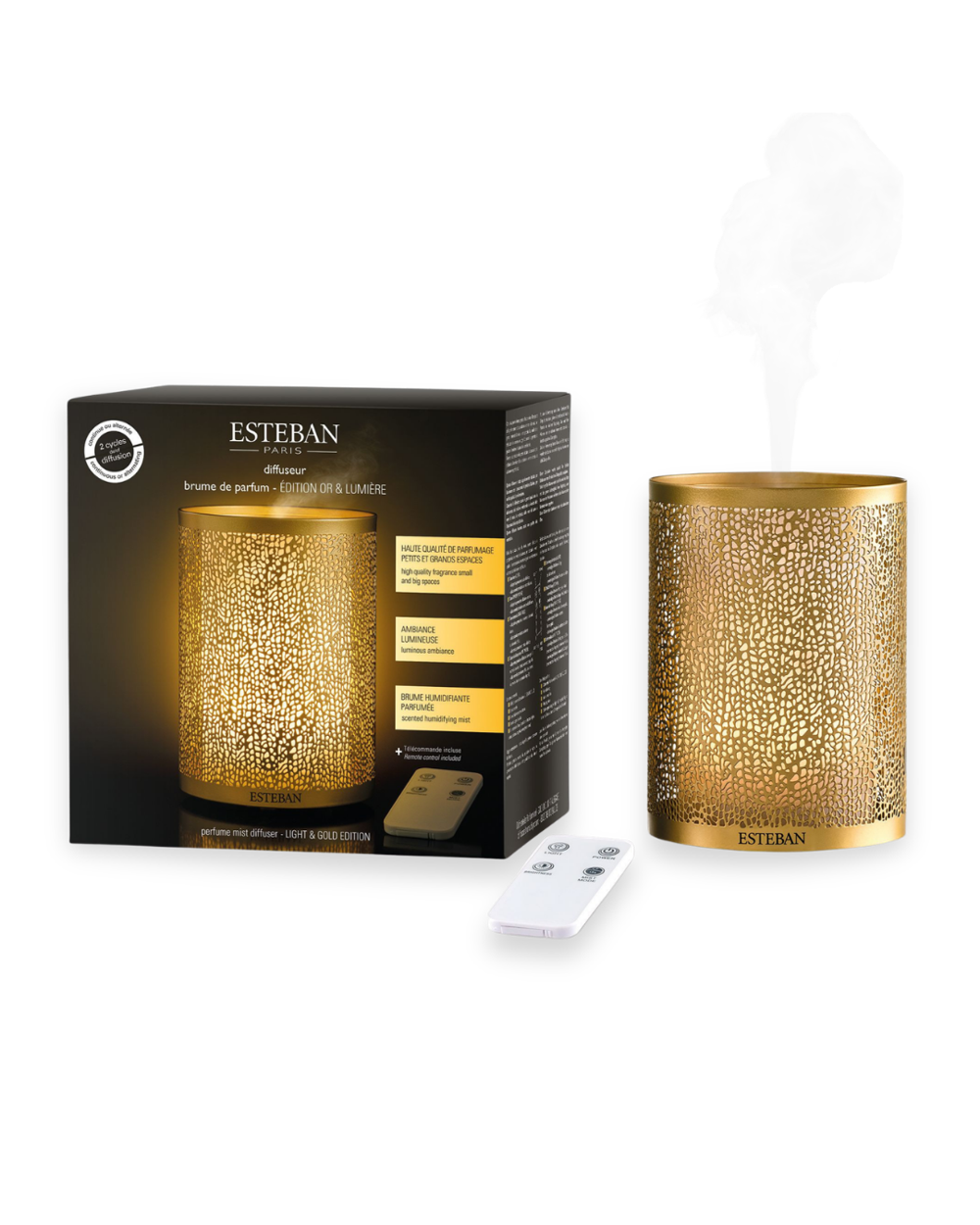 Diffusore di fragranze a nebulizzazione - Edizione Oro e Luce