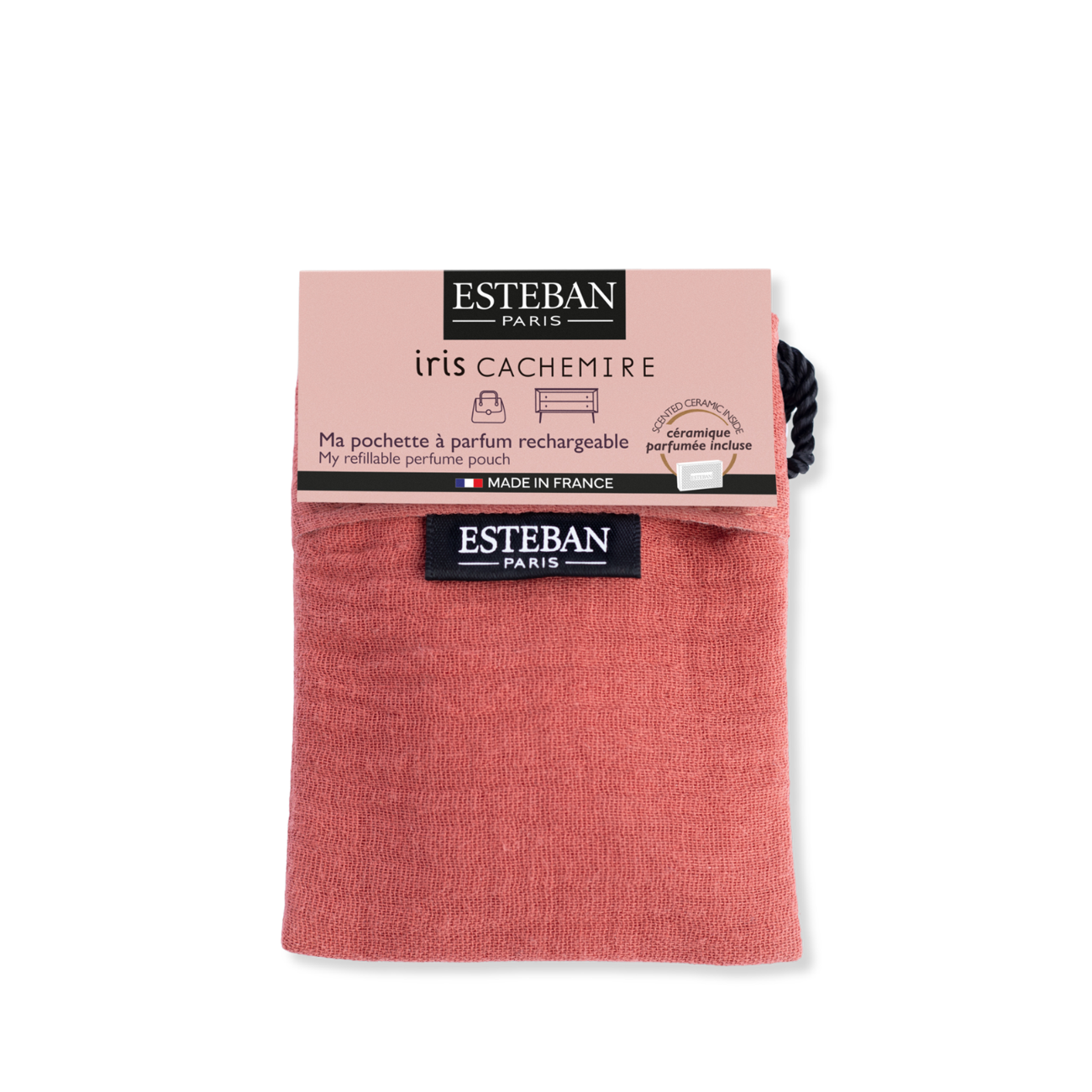 Custodia per profumo - Iris Cachemire - Colore terracotta
