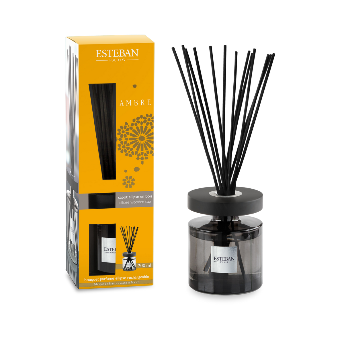 Bouquet profumato Ellipse - Ambre - ricaricabile - 200 ml