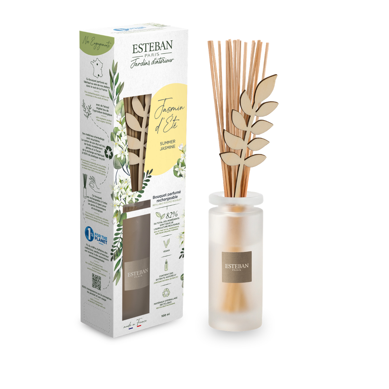Bouquet profumato iniziale - Gelsomino estivo - ricaricabile - 100 ml