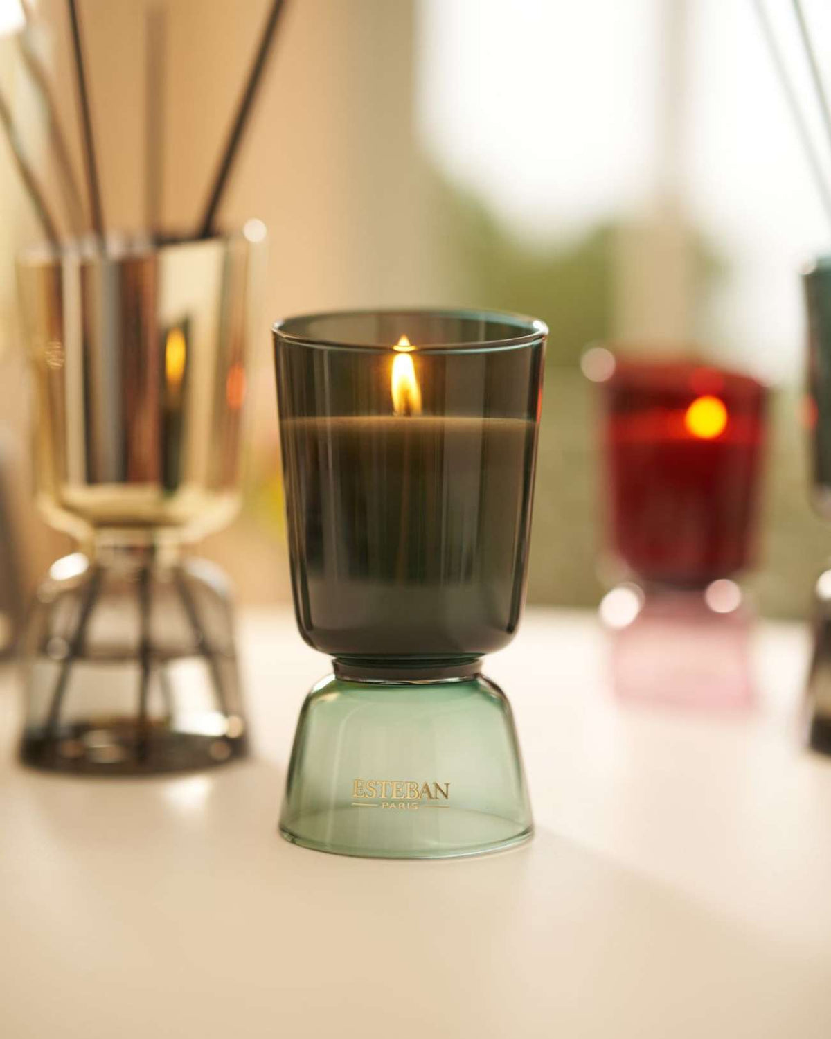 Candela profumata - Fico nero - Colore iconico - ricaricabile - 200 g