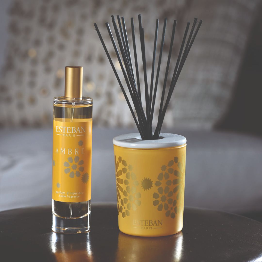 Bouquet decorativo profumato - Ambre - ricaricabile - 100 ml