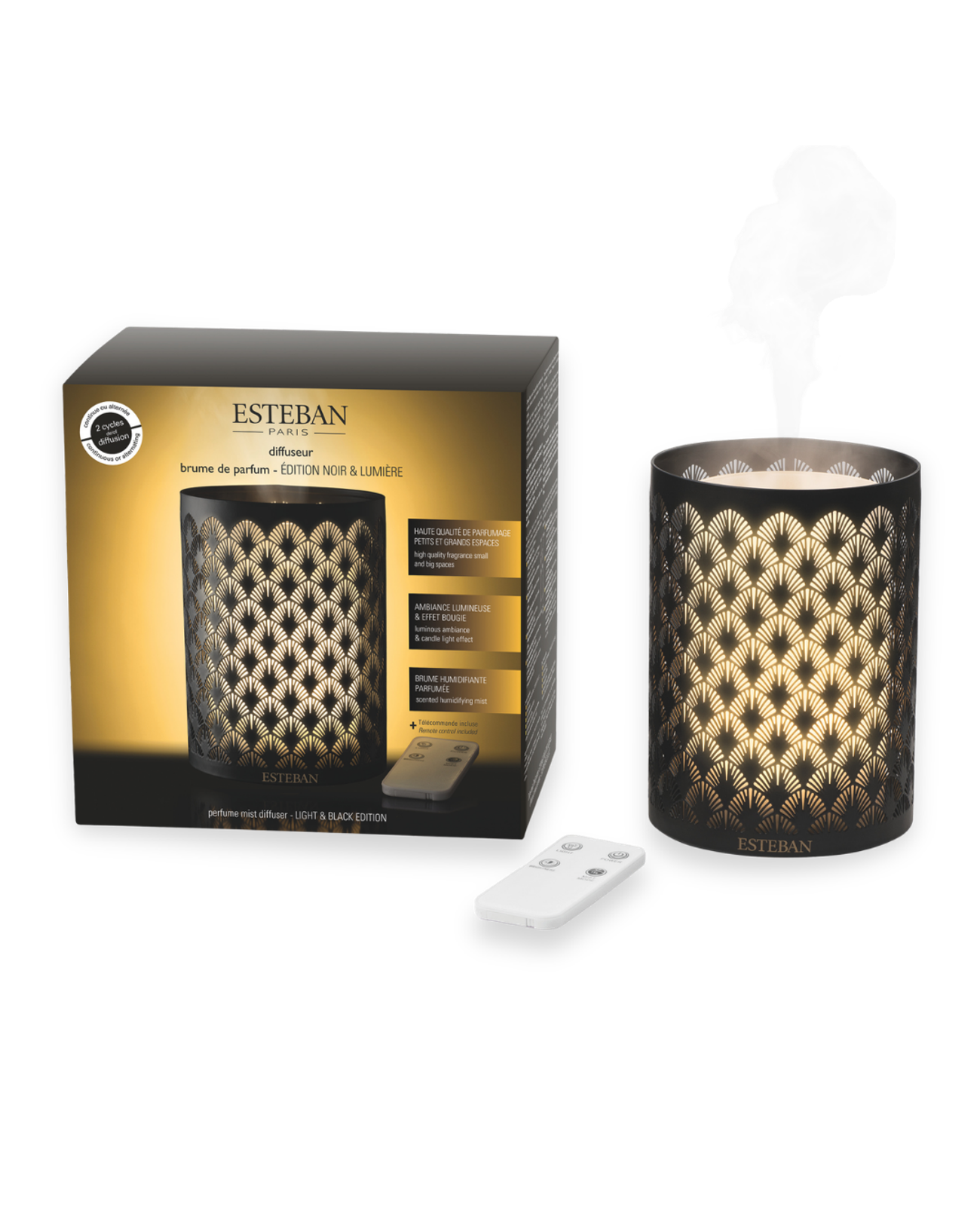 Diffusore di fragranze a nebulizzazione - Edizione Black & Light