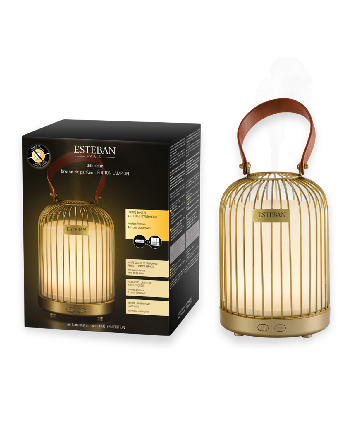 Diffusore di fragranze a nebulizzazione - Edizione Lampion - oro