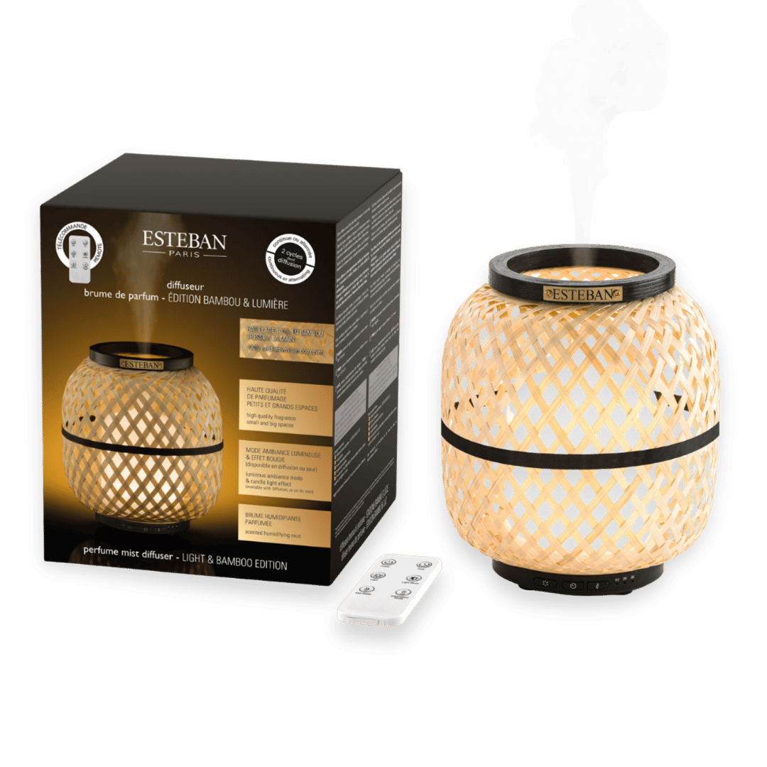 Diffusore di fragranze a nebulizzazione - Edizione bambù e luce