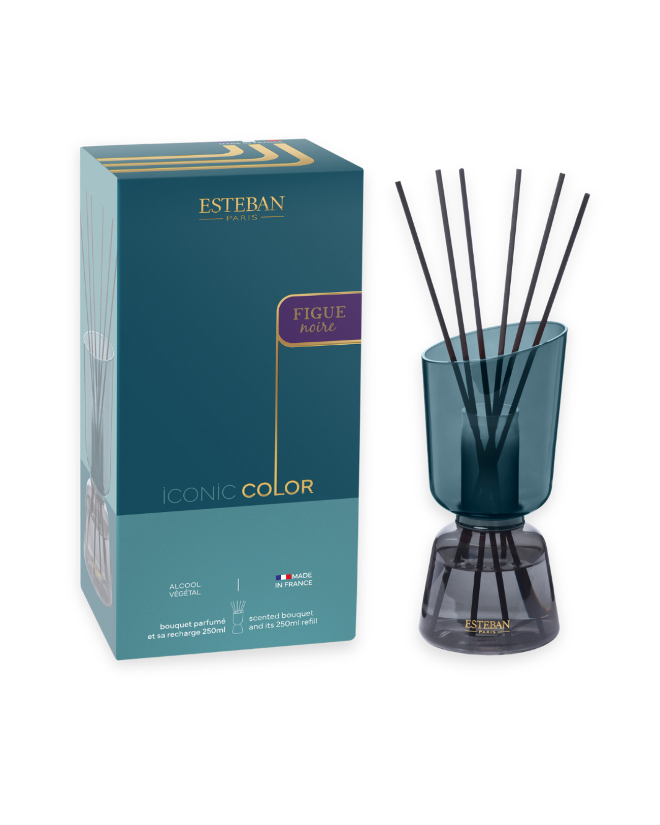 Bouquet profumato - Figue Noire - Colore iconico - ricaricabile - 250 ml
